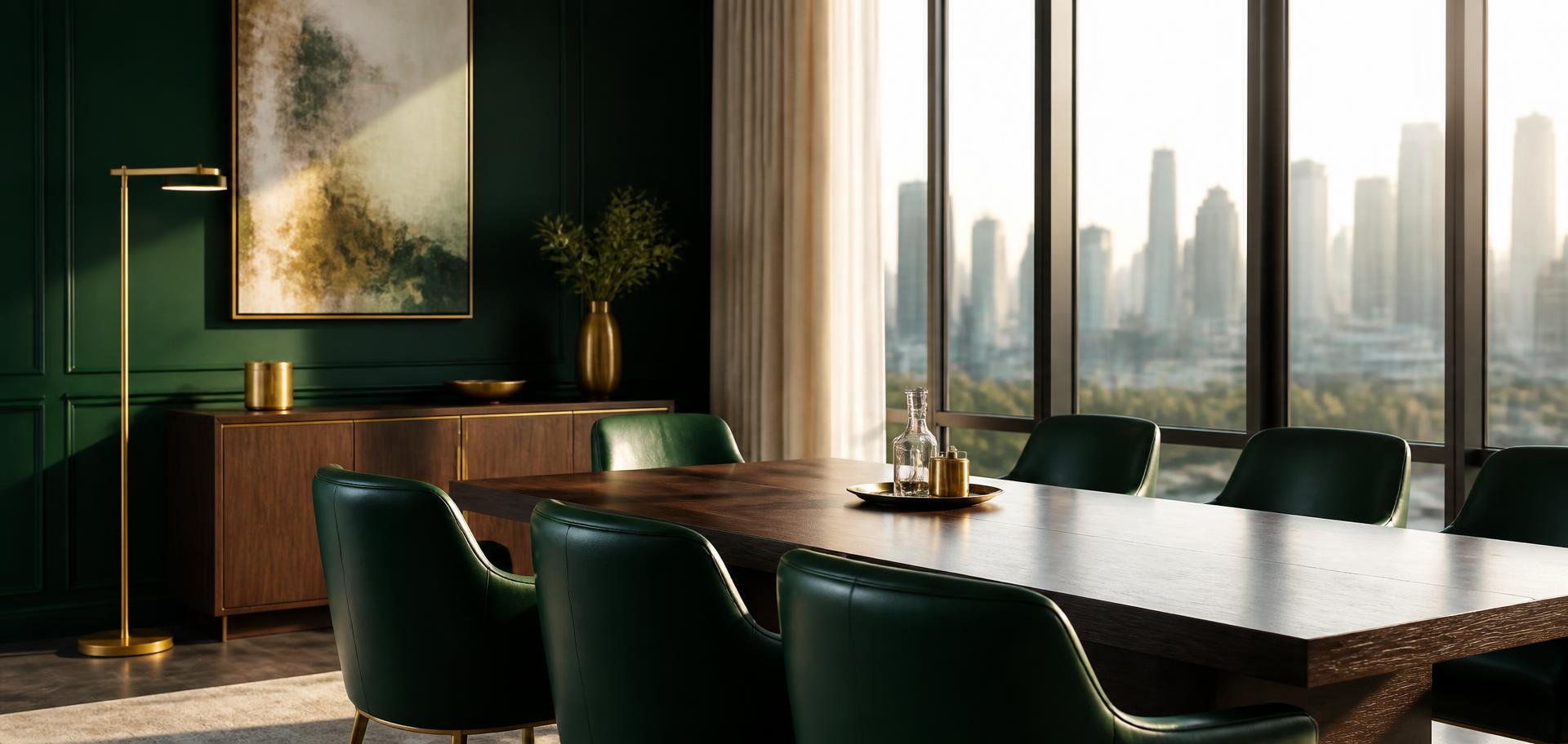 The 710 Angels boardroom overlooking the city
